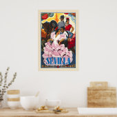 Sevilla Seville Spain Espania Iberia Vintage ポスター (キッチン)