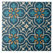 Seville Bloom – Moorish Floral Tile Pattern タイル (正面)