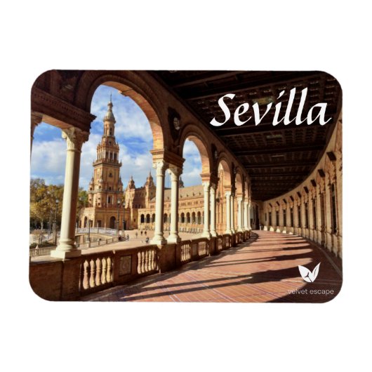 Seville magnet by Velvet Esc マグネット (横)