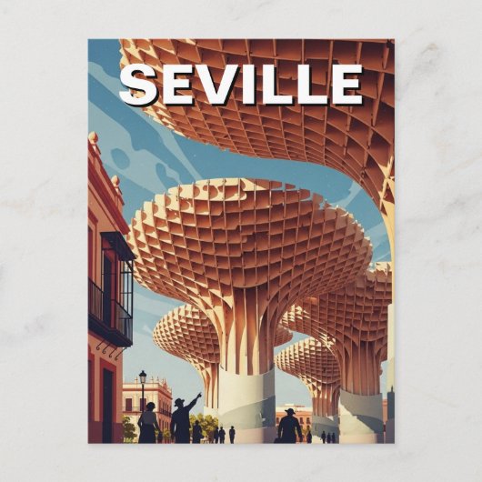Seville Metropol Parasol Postcard ポストカード (正面)