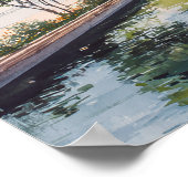 Seville Spain Wedding Welcome Sign ポスター (角)