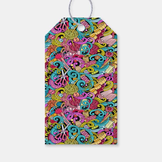 SEW大切裁縫と編み物ギフトラベル ギフトタグ (正面)