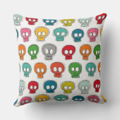 sew skully white クッション (裏面)