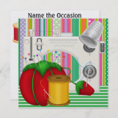 Sew So招待状- SRF 招待状 (正面/裏面)