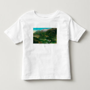 Sewardのアラスカ区域の有名な鉄道ループ トドラーTシャツ