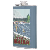 Seward、アラスカ-はえの漁師 フラスク (左)