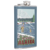 Seward、アラスカ-はえの漁師 フラスク (右)
