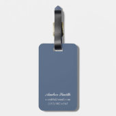 Seward、アラスカ-はえの漁師 ラゲッジタグ (裏面縦)