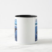 Seward、AlaskaOrca、Calf Scene マグカップ (中央)