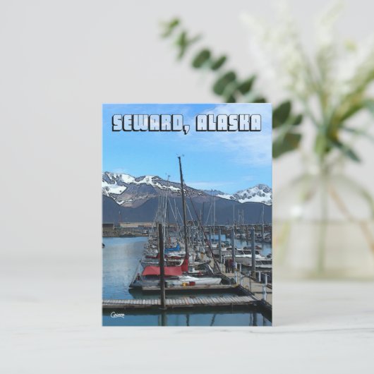 Seward Boat Harbor 1 – はがき (スタンド正面)