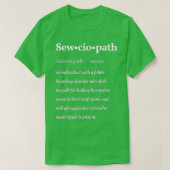 Sewciopath定義ホワイト Tシャツ (デザイン正面)