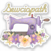 Sewciopath(ソシオパス)ヴィンテージ裁縫機 シール (正面)