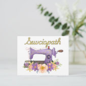 Sewciopath(ソシオパス)ヴィンテージ裁縫機 ポストカード (スタンド正面)