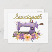 Sewciopath(ソシオパス)ヴィンテージ裁縫機 ポストカード (正面/裏面)