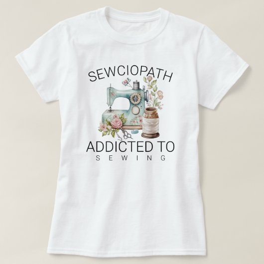 Sewciopath -裁縫中毒 tシャツ (デザイン正面)