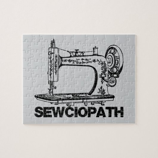 Sewciopath Antique Sewing Machine Fun ジグソーパズル (横)