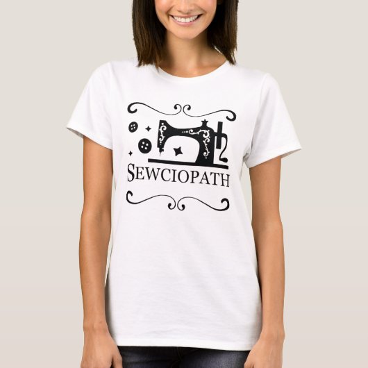 Sewciopath Tee、裁縫恋人 Tシャツ (正面)