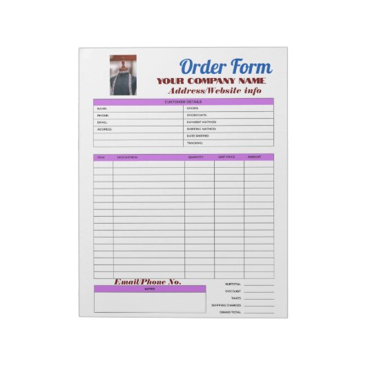 SewCraft注文型枠 ノートパッド (回転)