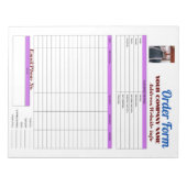 SewCraft注文型枠 ノートパッド (正面)