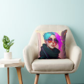 Sewer Emo Punk Lady クッション (椅子)