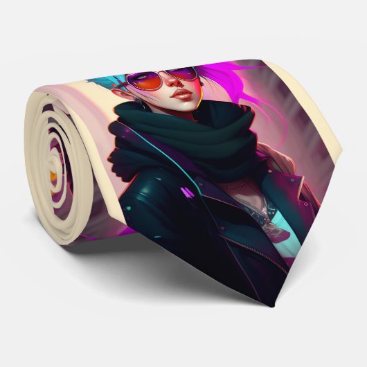 Sewer Emo Punk Lady ネクタイ (ロール)