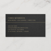 Sewer Services Wrench Professional 名刺 (裏面)