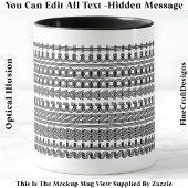 Sewing Addict Hidden Message Funny Novelty 111B マグカップ