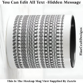 Sewing Addict Hidden Message Funny Novelty 111B マグカップ