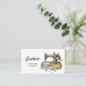 Sewing Alterations & Repairs Colorful Eclectic 名刺 (スタンド正面)
