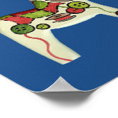 Sewing Dala Horses Poster ポスター (角)