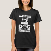 Sewing Dog Handcraft Seamstress Machine Sewer   Se Tシャツ (正面)