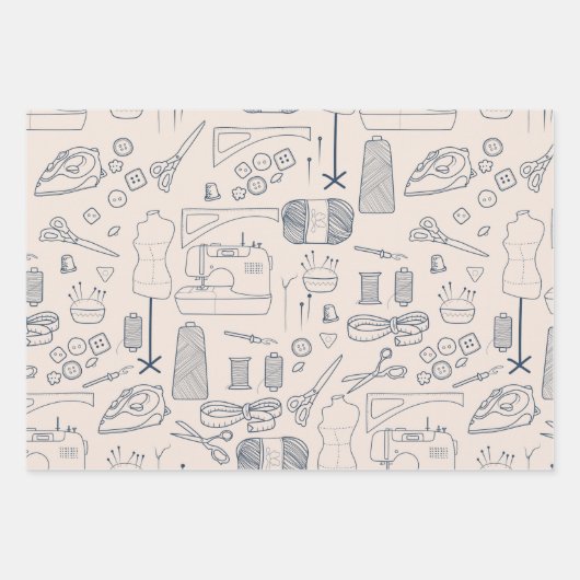 Sewing Essentials  ラッピングペーパーシート (正面)