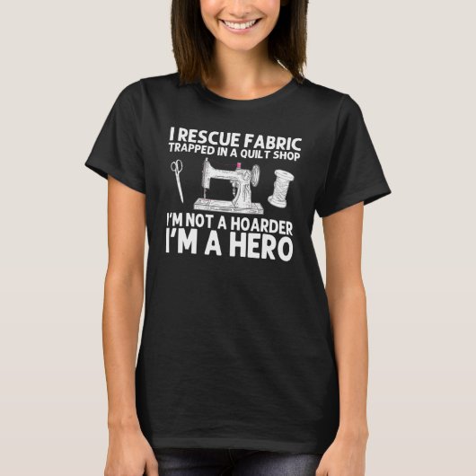 Sewing For Men Women Quilter Seamstress Quilting S Tシャツ (正面)