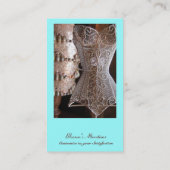 sewing.jpgの花の変化、WeddingCusto… 名刺 (裏面)