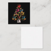 Sewing Machine Christmas Tree ノートカード (正面/裏面)