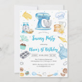 Sewing Party Birthday Invitation 招待状 (正面)