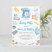 Sewing Party Birthday Invitation 招待状 (スタンド正面)