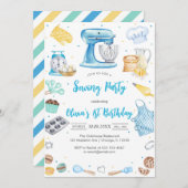 Sewing Party Birthday Invitation 招待状 (正面/裏面)