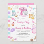 Sewing Party Birthday Invitation 招待状 (正面/裏面)