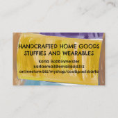 Sewing quilter quilter seamstress thread spools 名刺 (裏面)