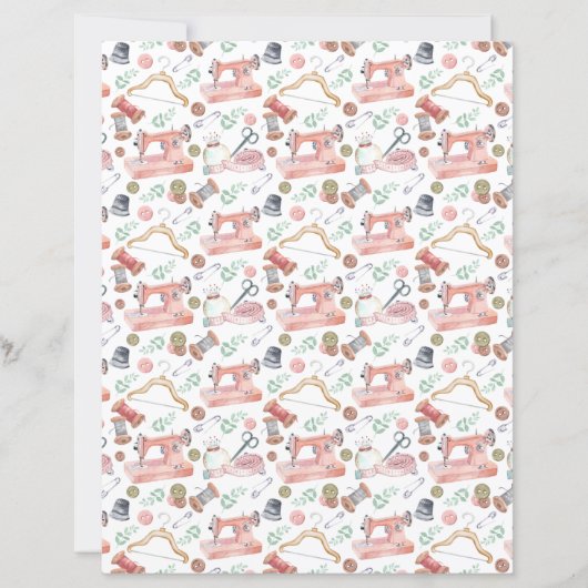 Sewing Scrapbook Paper (正面)