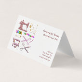 Sewing Seamstress Wardrobe Tailor 名刺 (正面)