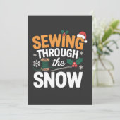 Sewing Through the Snow Funny Christmas Quilt セーブザデート (スタンド正面)