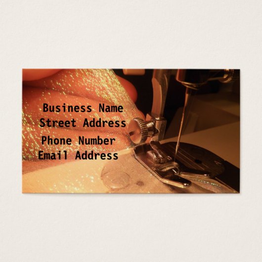 Sewing With Care Business Card (正面)