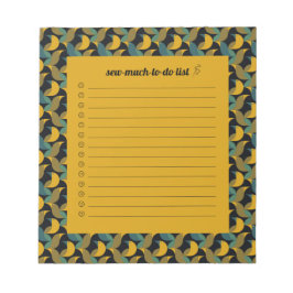 Sewistの鳥パターンをリストするために多くを縫う ノートパッド