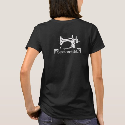 Sewteachable カラフルスクエア tシャツ (裏面)
