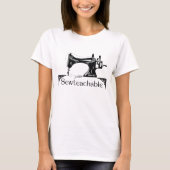Sewteachable ビンテージ ミシン tシャツ (正面)