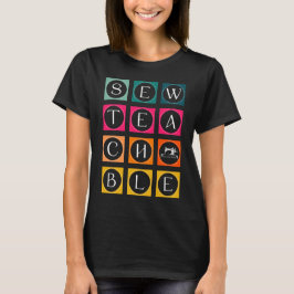 Sewteachable Colorful Squares Tシャツ