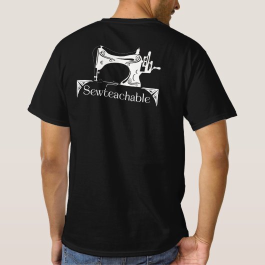 Sewteachable Colorful Squares Tシャツ (裏面)