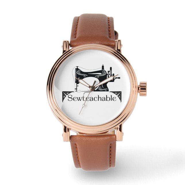 Sewteachable eWatch Watch (Brown) 腕時計 (正面)